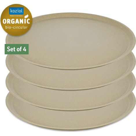 Koziol CONNECT conjunto de 4 platos beige 25,5 cm (1/2)