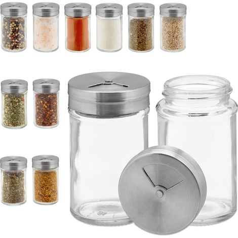 Juego de 12 tarros de especias