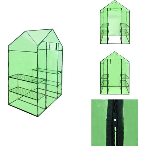 Serre avec 4 étagères - Serre De Jardin - Abri Jardin - Protection Plante - Serrez Verte - Greenhouse (1/5)