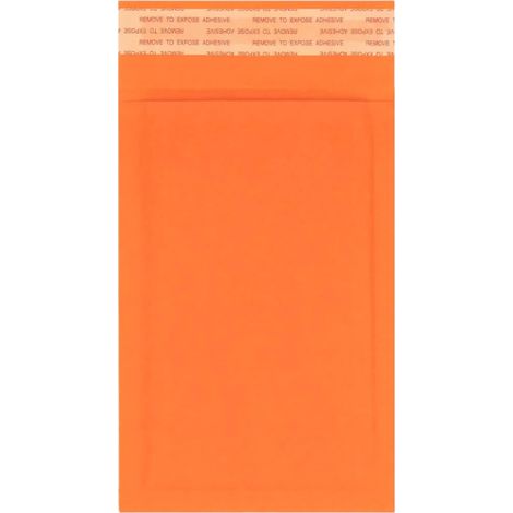 Briefumschlag 165 x 100 mm, orangefarbene Wellpappe, 10 Stück