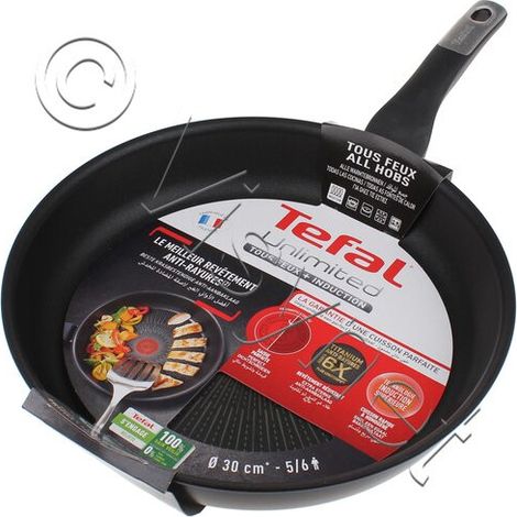 Poêle à frire 30 cm – Compatible cuiseur vapeur TEFAL G2550702 – Pour cuisson précise et homogène – Revêtement antiadhésif durable (1/2)
