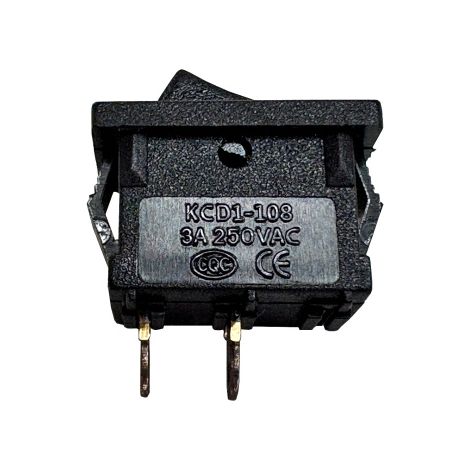 KCD1 108 Mini Wippschalter Kippschalter 250V 3A 2Pin Schalter für Akku Schleifer uvm. (1/5)