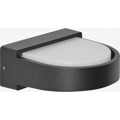 SKLUM LED-Wandleuchte für den Außenbereich aus Aluminium Uveria Schwarz                                  