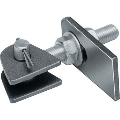 GAH Paumelle réglable 146x23x55x130x28x50x16x8mm STA brut Btl - 411138 (1/5)