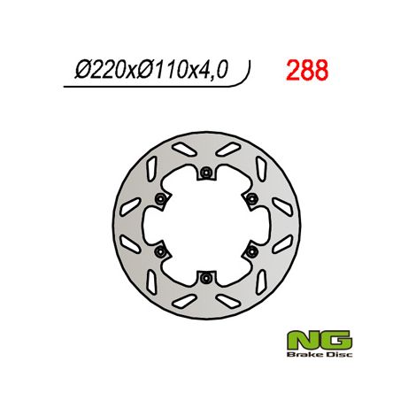 Disco de freno trasero de acero de 220 mm para Aprilia RS/Pegaso 125, VOR 400-530