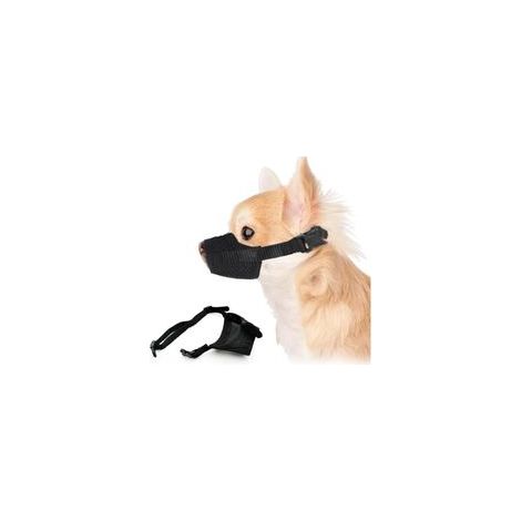 Muselière Nylon pour Chiens - Muselière Respirante Taille XS pour Chiens Moyens, Prévention de Morsures, Aboiements et Mastication