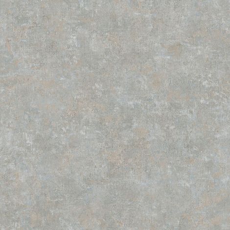 Empapelado tono sobre tono Profhome 376557 papel pintado no tejido ligeramente texturado tono sobre tono mate azul gris marrón 5,33 m2