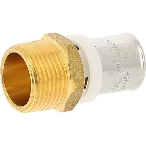 Raccord Mâle fixe laiton XR Multicouche à sertir TH-H-U-RFz 26x34 - Ø26