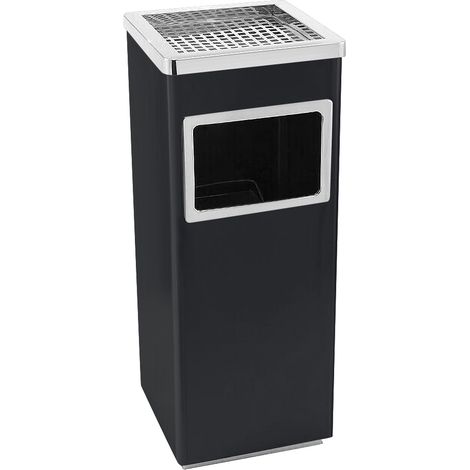 Papeleras de exterior Cubo de basura para la cocina 60x24x24cm Negro (1/5)
