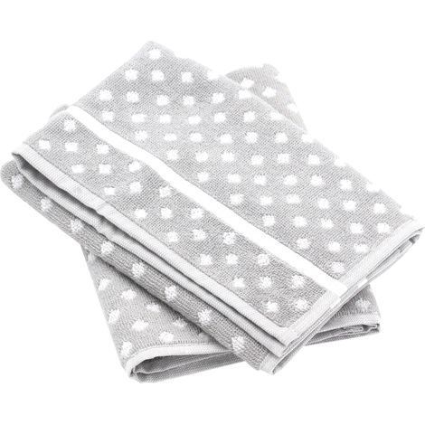 Lot de 2 torchons cuisine éponge DOTS (1/5)