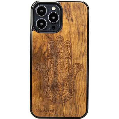 Custodia in legno HAMSA IMBUIA per iPhone 13 Pro Max (1/3)