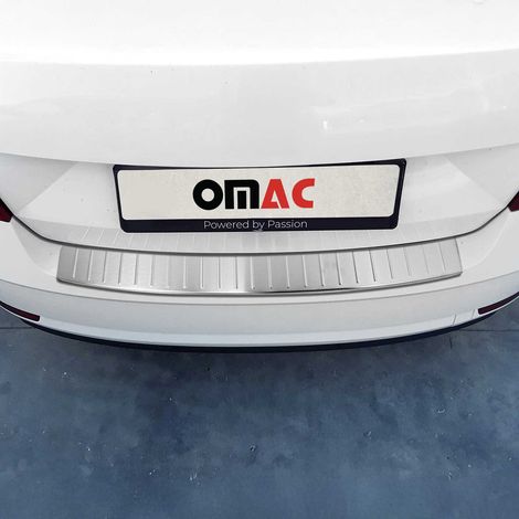 OMAC Ladekantenschutz Stoßstangenschutz für Skoda Octavia III Kombi 2013-2019 – Edelstahl gebürstet (1/5)
