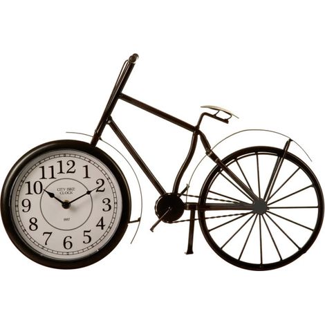 Pendule à Poser "Bike" 52cm Noir (1/3)
