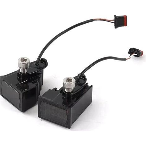 Phares Décoratifs à LED pour Carénage de Moto, Feux D'Avertissement de Virage, Outils pour Softail Low Rider ST El Diablo (1/2)