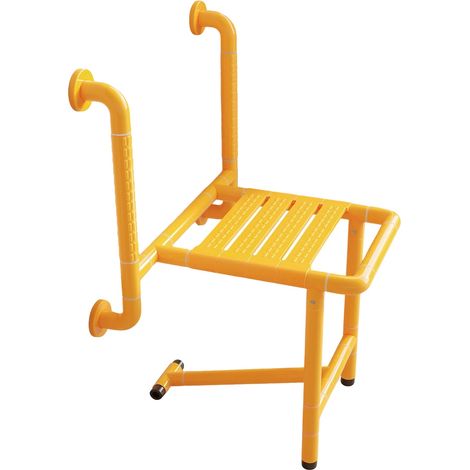 Silla de ducha plegable, de pared, tipo taburete 2 (1/2)