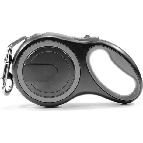 Laisse Chien Laisse d'animal de Compagnie rétractable Automatique à l'extérieur,utilisé pour Les Gros Chiens pour Prolonger la Laisse Durable du Chiot (Color : Grey,Size : 5M for 20KG) (1/5)