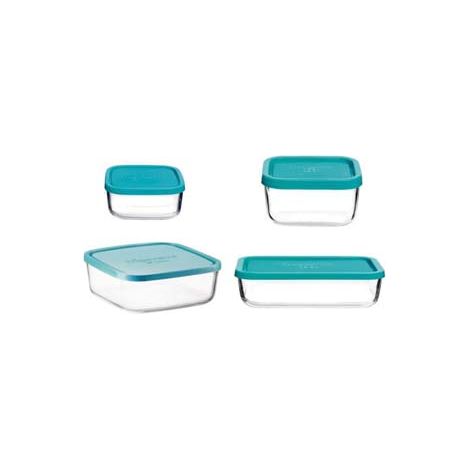 CONTENITORI FRIGOVERRE CLASSIC RETTANGOLARI- - cm.10x7 - cl.15 - 12 pezzi BORMIOLI