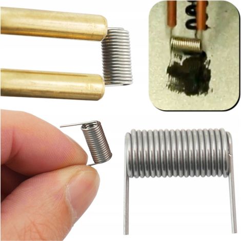 Punti metallici a spirale 10 pezzi pinzatrice in plastica lisciante livellante fusione (1/5)