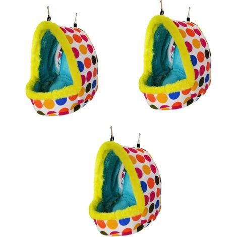 3 Nest, Vögel, Plüschmaterial, Komfortabel, Winter, Käfig (1/5)