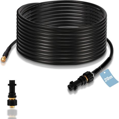 Haute Pression Nettoyeur Nettoyage Laveuse Tuyau Pour Karcher K2 K3 K4 K515 20m (1/5)