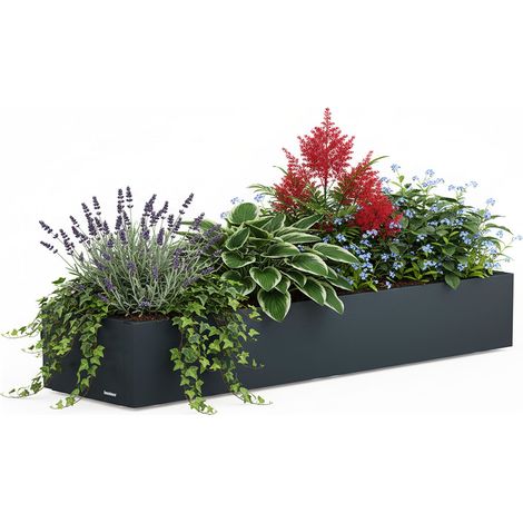 Herstera Garden Pflanzkasten Xic 150x40x25 cm anth