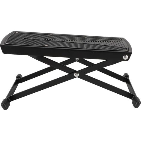 Repose-pieds pédicure réglable 6 hauteurs pliable antidérapant en fer stable ergonomique pour soin des ongles et détente (1/5)