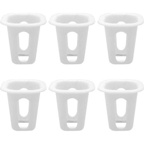 50 Pieces Plastic Garden Net Cups, Planting Basket Cup Set, Garden Mesh Slotted Nursery Pots Nets for Hydroponics, Aquaponics, and Orchids (1/5)
