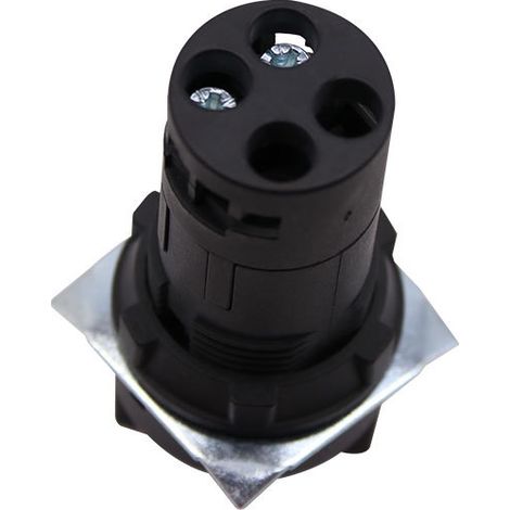 Comprend un commutateur rotatif à deux positions XB7-ED21, un bouton en plastique monobloc avec un diamètre d'ouverture de 22 mm. (1/3)