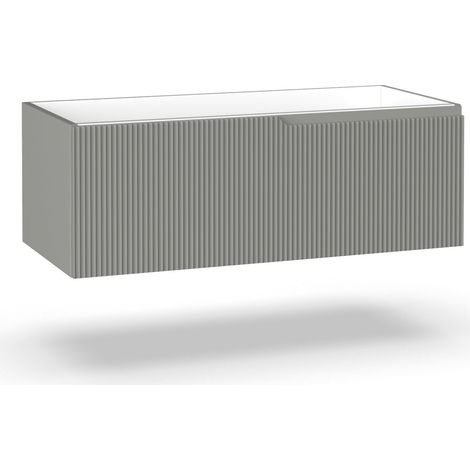 Base portalavabo 1 cestone ZIP grigio opaco (1/2)