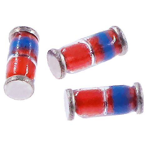 Diode Zener CMS 0,5 W ZMM 15 V 1206 LL-34, boîtier cylindrique en verre 1/2 W (1/4)