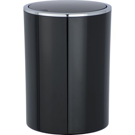 Portarifiuti con coperchio basculante Inca nero WENKO (1/5)