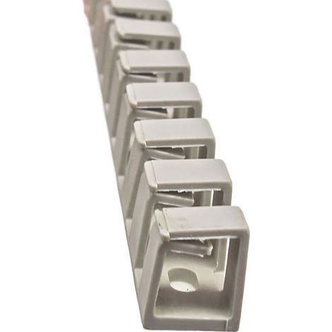 Goulotte de 9 mm x 11mm x 500mm, Flexible, en Polypropylène Gris ( Prix pour Paquet de 5 ) (1/2)