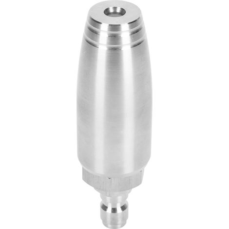 Buse Rotative Haute Pression Turbo en Acier Inoxydable - Kit D'embouts de Pulvérisation - 350 Bars avec Connecteur Rapide 1/4 pour Nettoyeur (1/5)