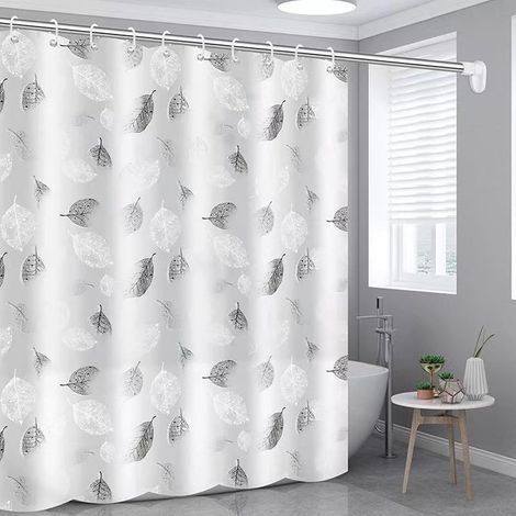 200 X 200cm Rideau de Douche, Rideau de Baignoire, Anti Moisissure, Imperméable, pour Salle de Bain (1/5)