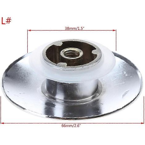 Couvercle de bonde de lavabo à bouton-poussoir, couvercle de bonde de lavabo à bouchon escamotable, couvercle de remplacement (1/4)