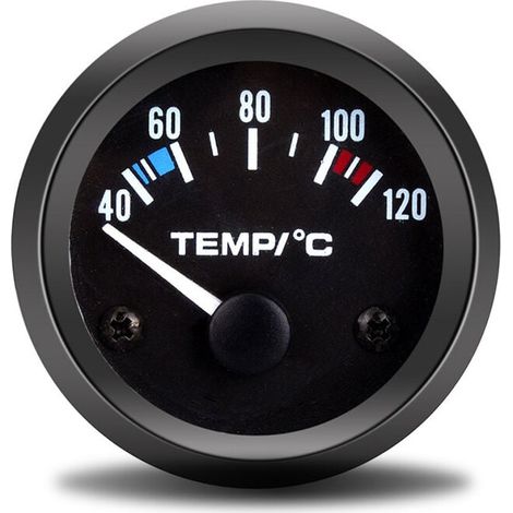 Jauge De Température D Eau - 12 V - Écran Numérique LED - Plage 40 À 120 ℃ - Pour Voiture Et Camion - 1 Pièce (1/5)