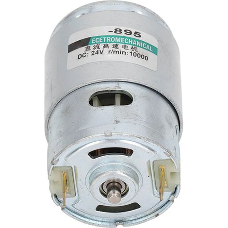 Moteur électrique miniature haute vitesse 10 000 tr/min, rotation horaire/antihoraire, dissipation thermique rapide, pour perceuse/extracteur de jus, 24 V CC (1/5)