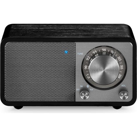 SANGEAN WR-7 PLUS ROBLE DE MEDIANOCHE / RADIO CON MUEBLE DE MADERA FM / BLUETOOTH / AUX
