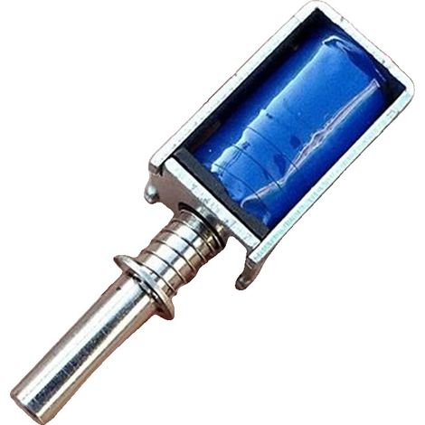 Électroaimant, Conception Miniature, Alimentation DC 3V-12V, Numéro de Modèle 0420, Matériau en Alliage, Compatible avec les Systèmes de Verrouillage Électroniques (1/5)