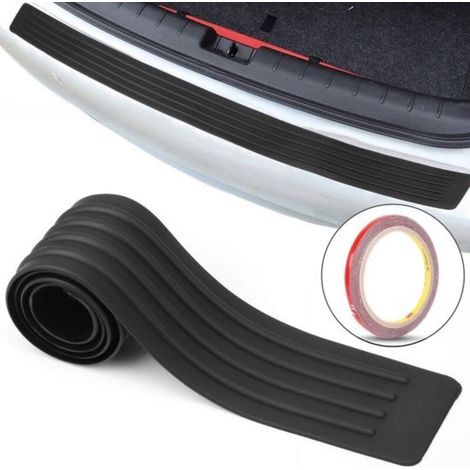 Protection de coffre - Garniture de pare-chocs arrière - Bande de protection de coffre - Protection de coffre - 90 x 8 cm - Protection de seuil de coffre - Accessoires auto pour la plupart des voiture