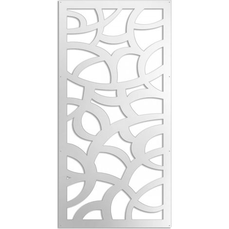 ROOTS - Pannello in PVC traforato - Parasole - Misura: 73x148 cm - Colore: bianco (1/3)
