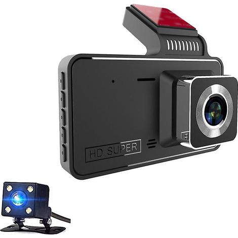1080P DVR Dashcam, 4 Zoll, Auto-Dashcam, Fahrrekorder, 150° Weitwinkel, Nachtsicht-Loop (1/5)