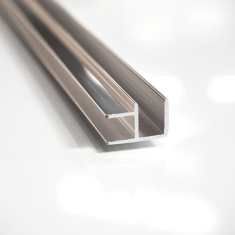 Eckprofil Verbindungsprofil 200 cm für Walk In Duschen Glas 8 mm (1/4)