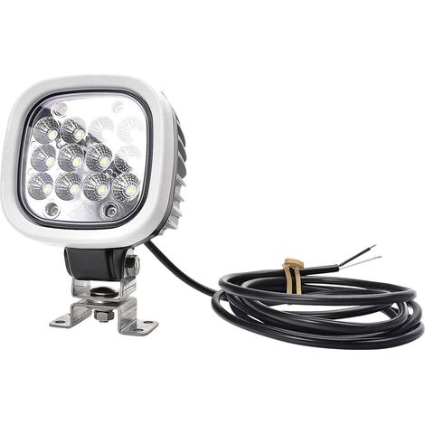 WAS Arbeitsscheinwerfer 12 V, 24 V W130 7000 1207 Breite Nahfeldausleuchtung (B x H x T) 110 x 159 x (1/5)