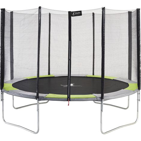 Trampoline KANGUI RALLI Ø 366 cm Enfant Filet sécurité Jardin CE NF EN71-14 (1/4)