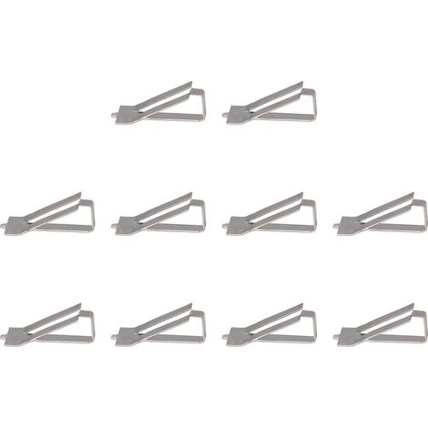 10 clips de fixation pour ressorts de plateau en verre, en acier inoxydable, pour imprimante 3D Ender 3 Pro 3S (1/5)
