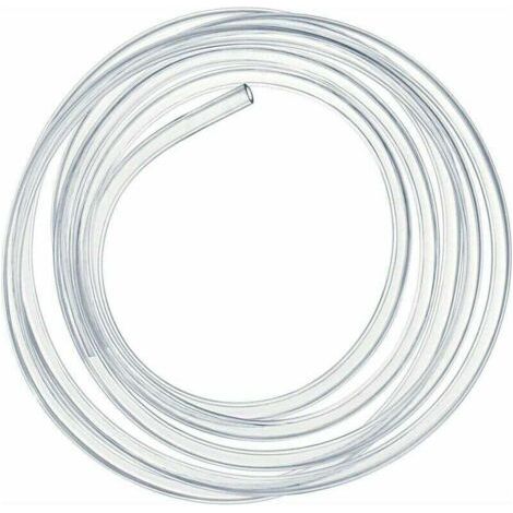 Tuyau en PVC souple transparent de 2 mètres, flexible de pression de 16 × 20 mm.-