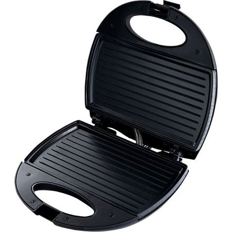 Set di utensili per barbecue - Barbecue elettrico da tavolo, griglia a contatto, rivestimento antiaderente, protezione contro il surriscaldamento, taglia toast (1/2)