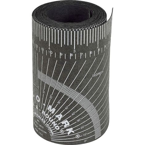 Jackson Safety 14753 Righello Curv-O-Mark Wrap-A-Round, grande, nero, diametro del tubo da 3" a 10" (1/5)