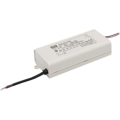 DRIVER DE LED À COURANT CONSTANT - VARIABLE - 1 SORTIE - 700 MA - 40 W VELLEMAN PCD-40-700B